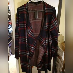 Signature Studio Large Navy Red Plaid